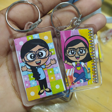 LLAVEROS ACRILICOS
